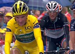 Frank Schleck pendant la seizi�me �tape du Tour de France 2011